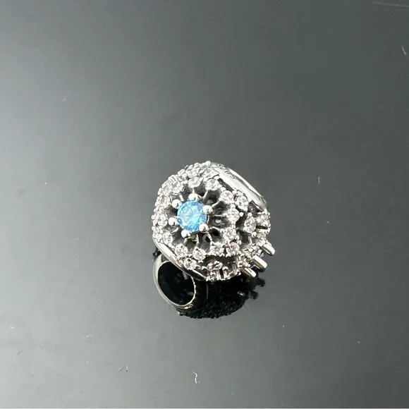 Pandora Disney, Cinderella Heart Wish 925 Ale with CZ blue Charm - Picture 4 of 7